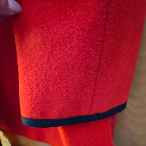 DONATED: Natalie Green By Bert Newman Women’s Red Short Wool Coat - Picture 9 of 16